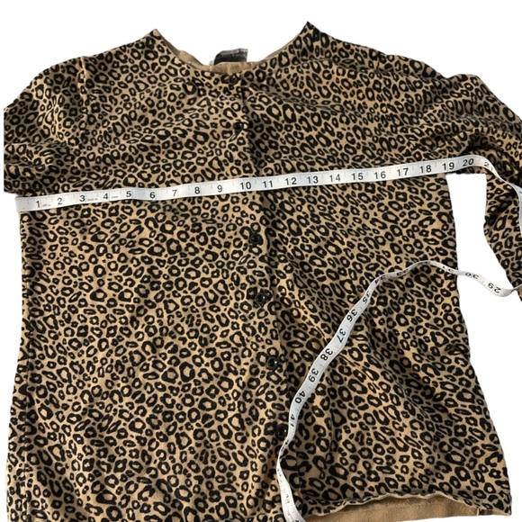 Christopher & Banks Animal Print Cardigan ~ Size Small - Picture 7 of 7